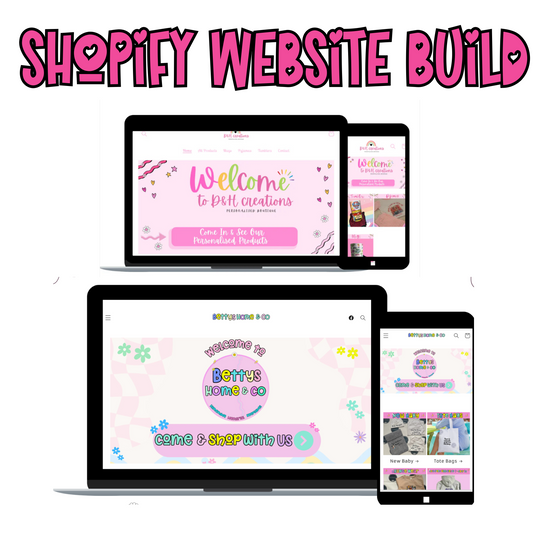 Shopify Website Build - The Basic Build