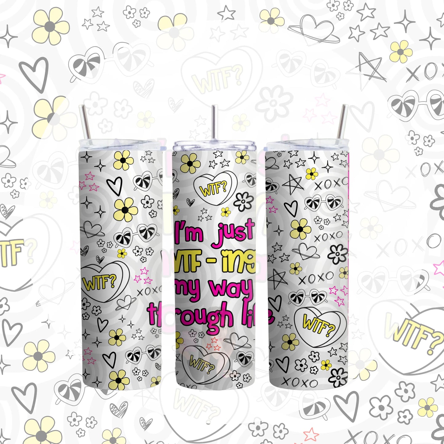 20oz Tumbler Wrap Design - WTFIN The House Of Design