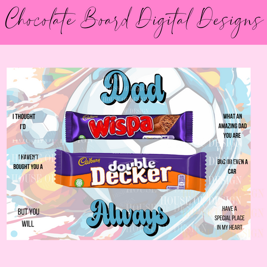 A4 chocolate board download - Dad 