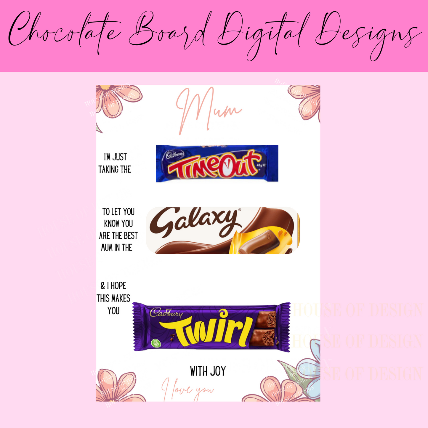 A4 chocolate board download - MUM 