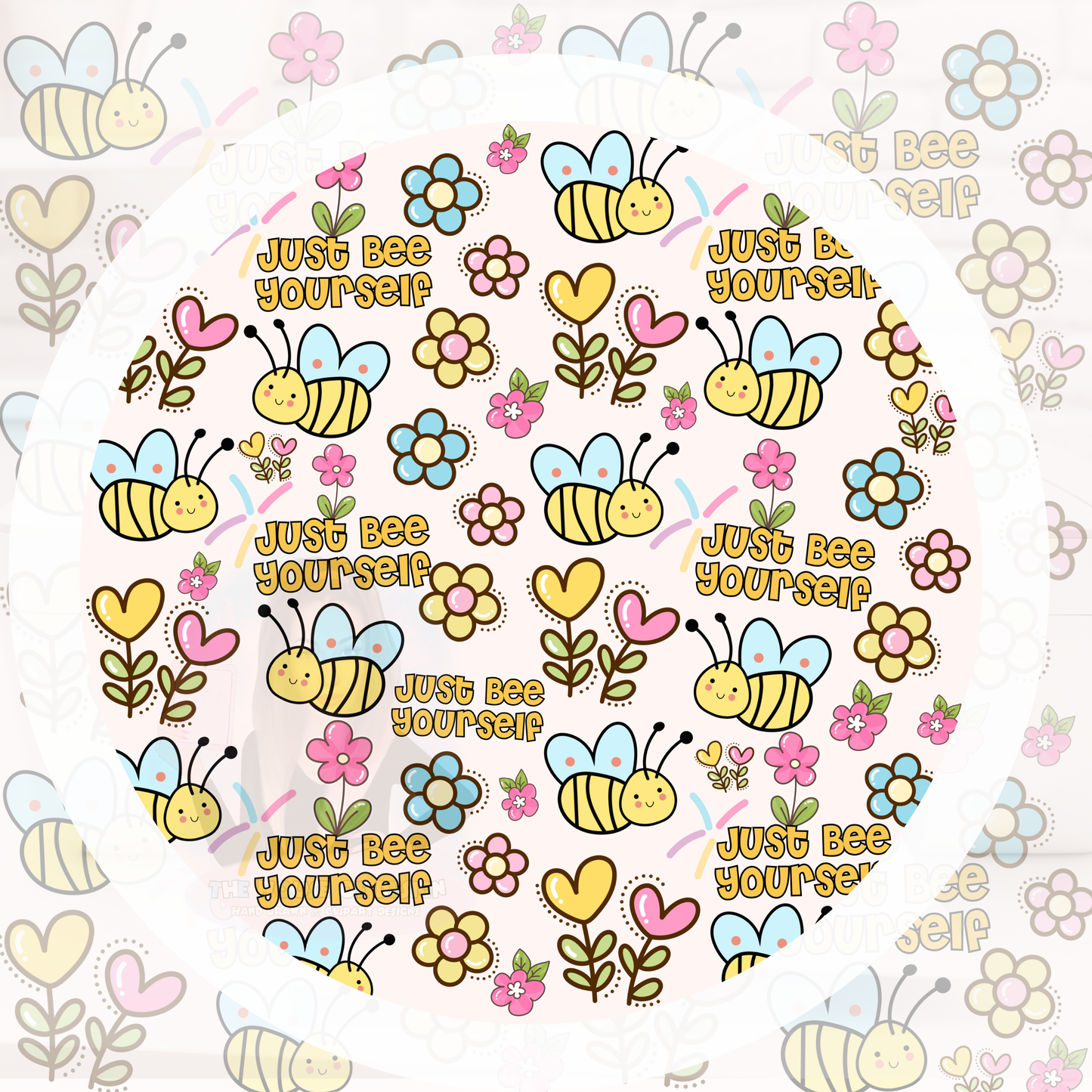 12x12 Bees & Flowers - Just Bee Yourself