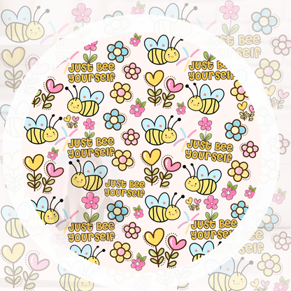 12x12 Bees & Flowers - Just Bee Yourself