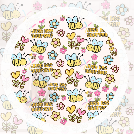 12x12 Bees & Flowers - Just Bee Yourself