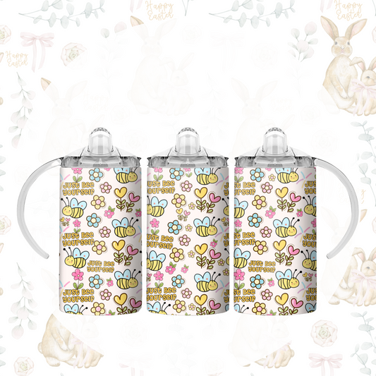 Sippy Cup Sublimation Design - Bee Yourself