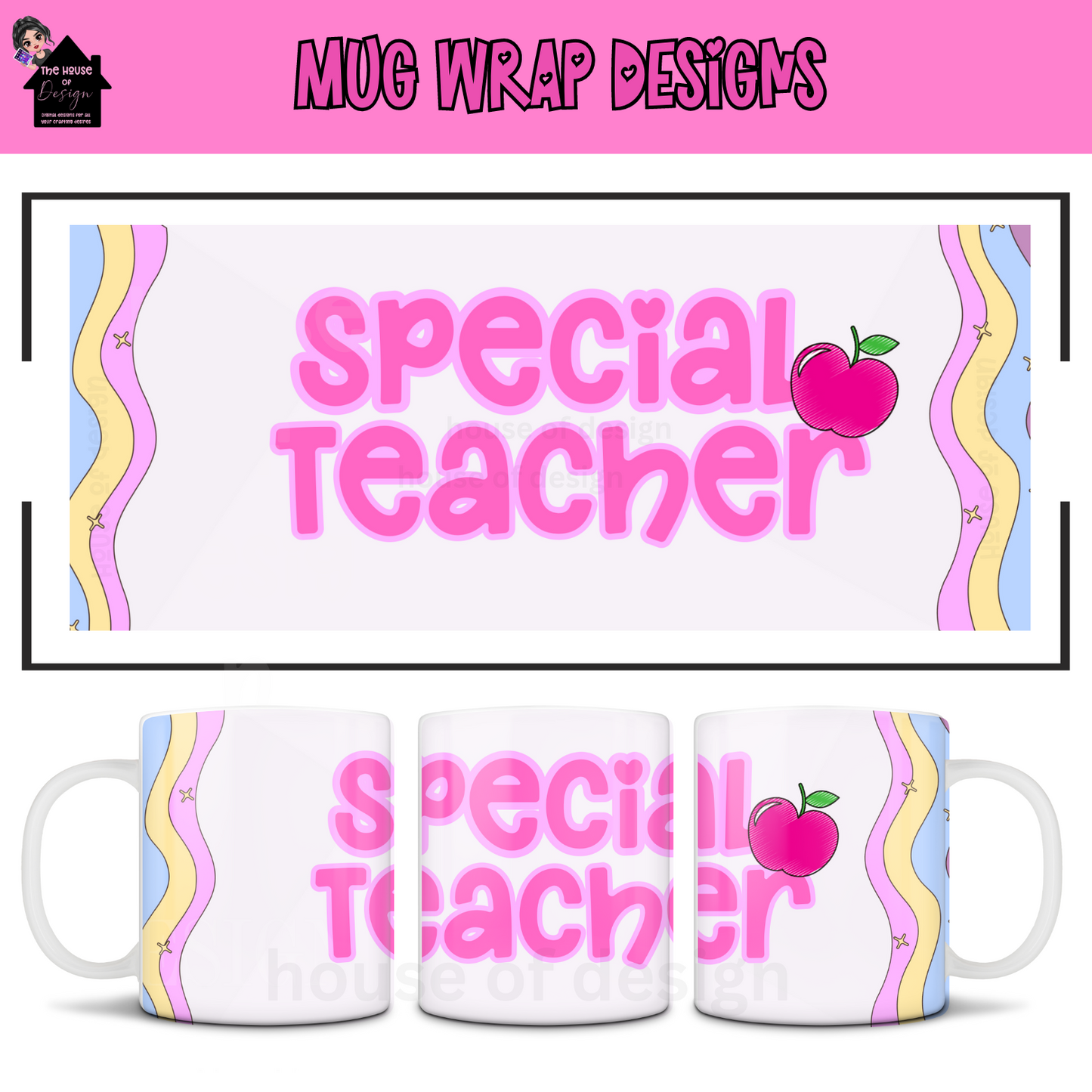 10/11oz Mug Wrap Design - Special Childminder