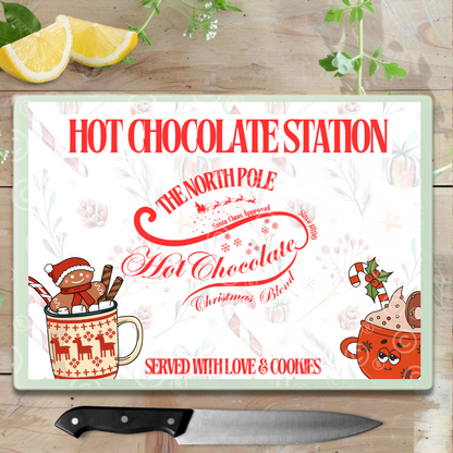 Christmas Hot Chocolate Station Instant Download x2