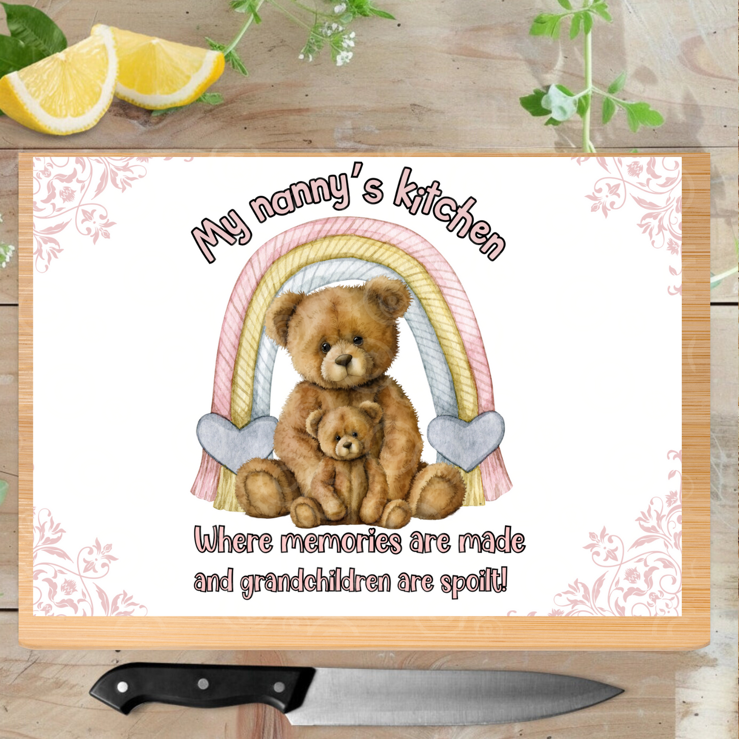 Nanny’s Kitchen Chopping Board Instant Download