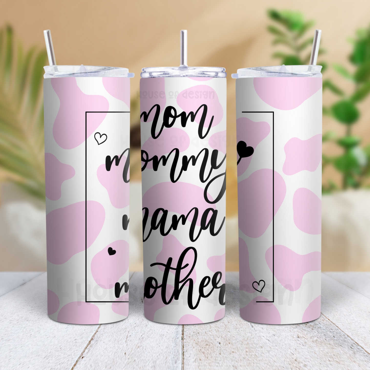 Tumbler Wrap Design - Mom, Mummy, Mama