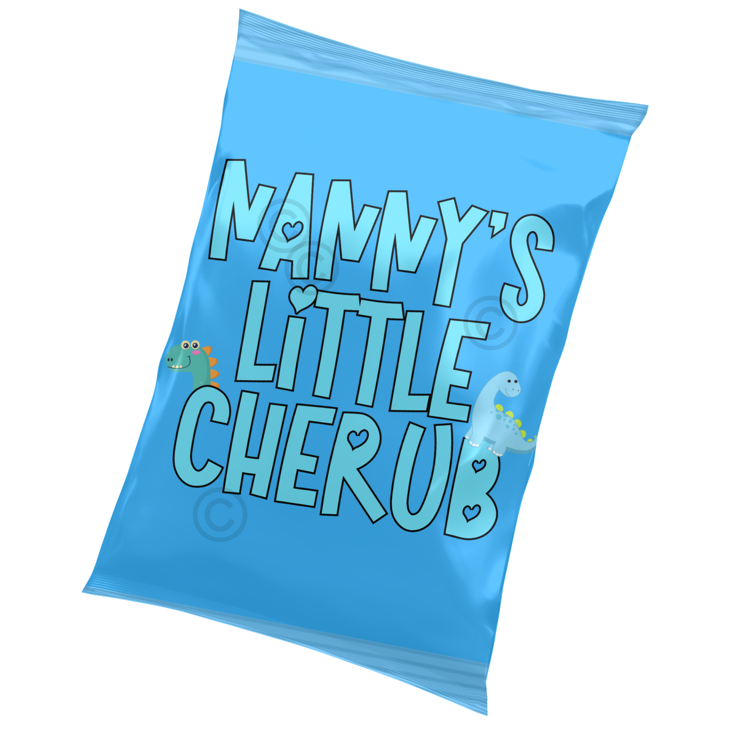 Packet Design - little cherub blue