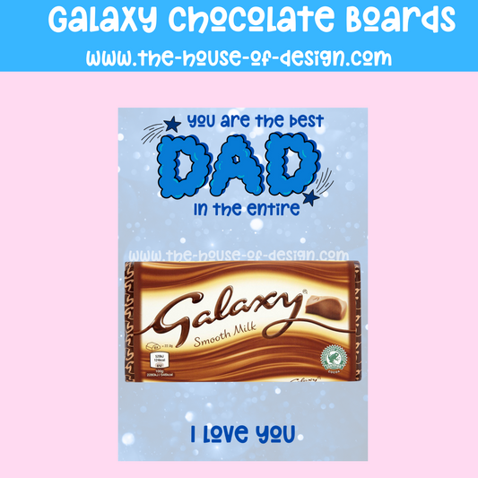 A4 chocolate board - Fathers Day/Dad