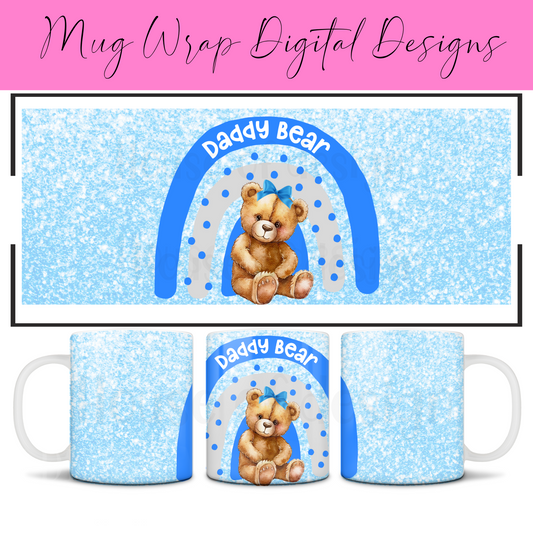 Daddy Bear - Mug Wrap Design 