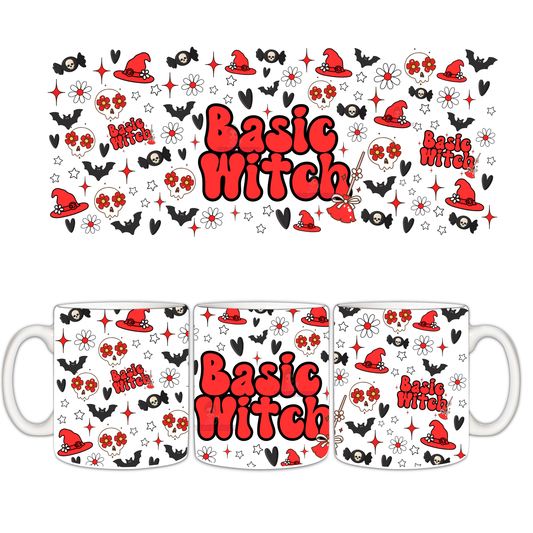 Mug Wrap Design - basic witch