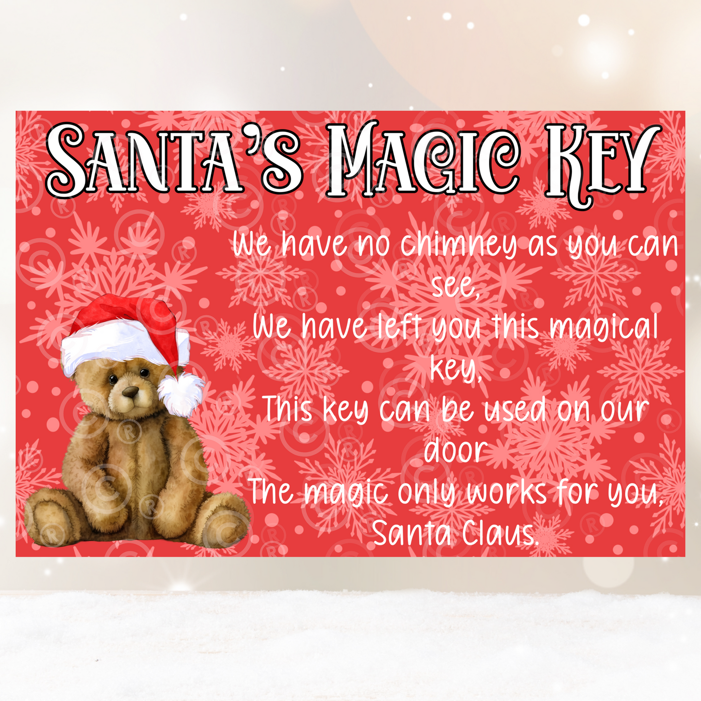 Santa’s Magic Key - Red