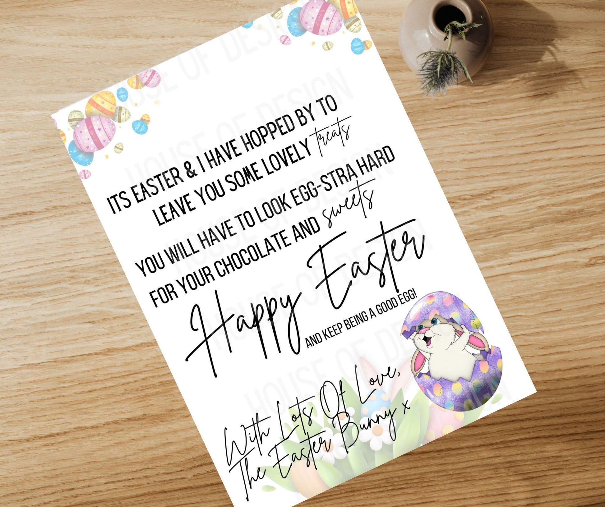 Easter Letter Print 