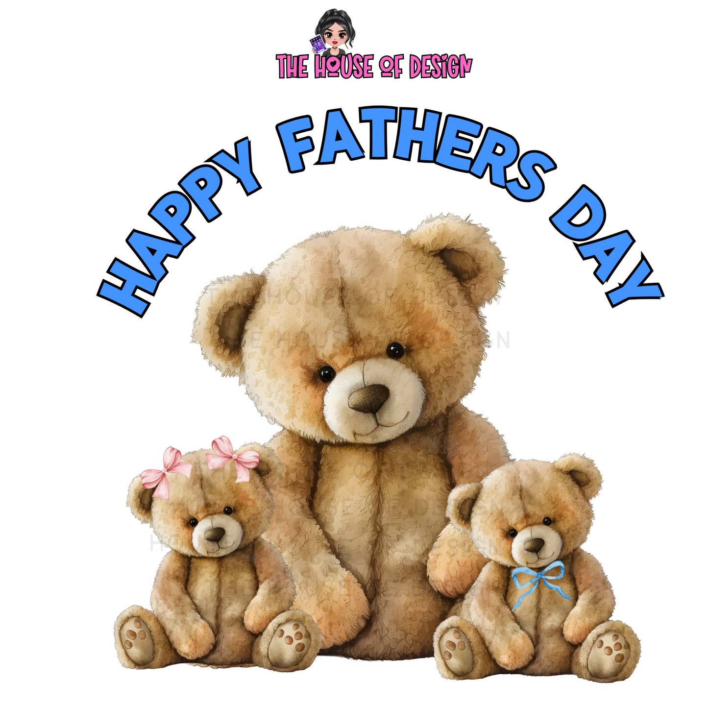 Happy Fathers Day Sublimation Design