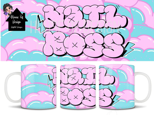 Nail boss - Mug Wrap Download 