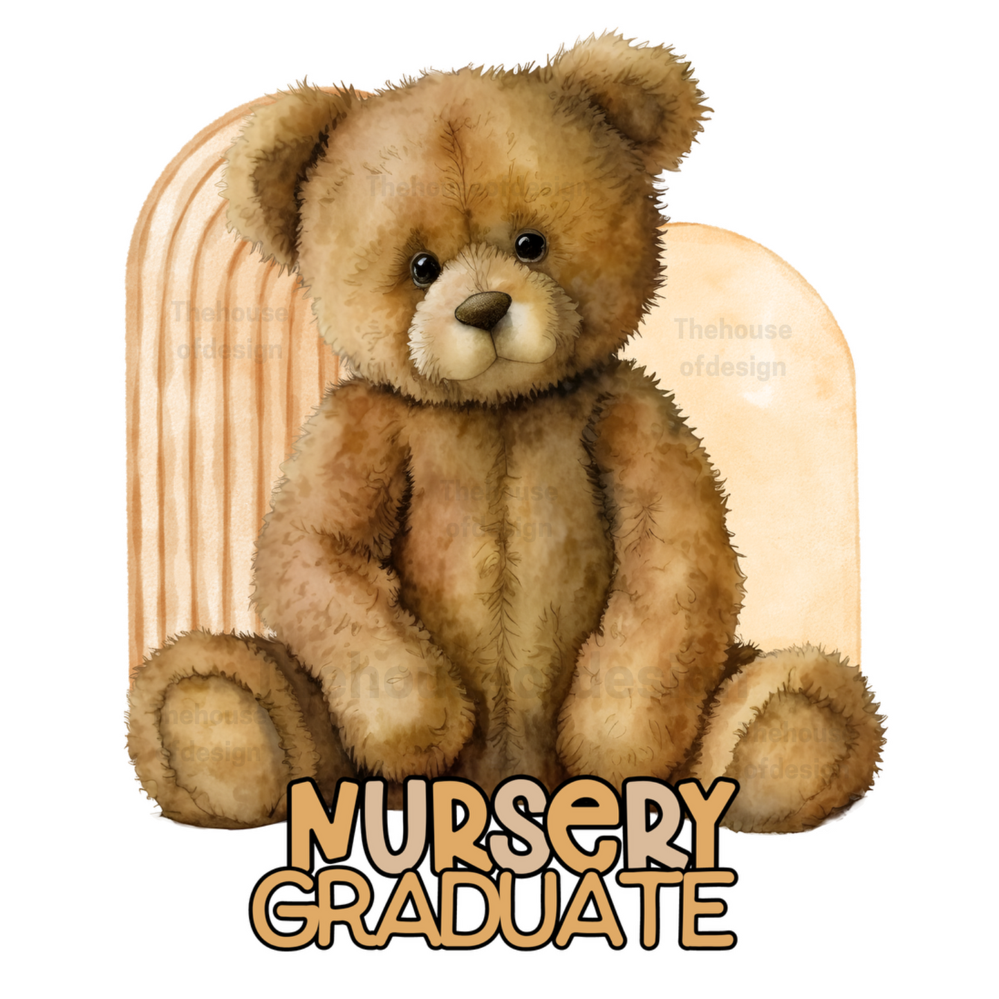 Nursery Graduate Sublimation Design