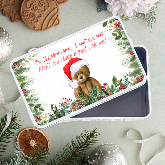 Sublimation Tin Design - won’t you share a treat with me?