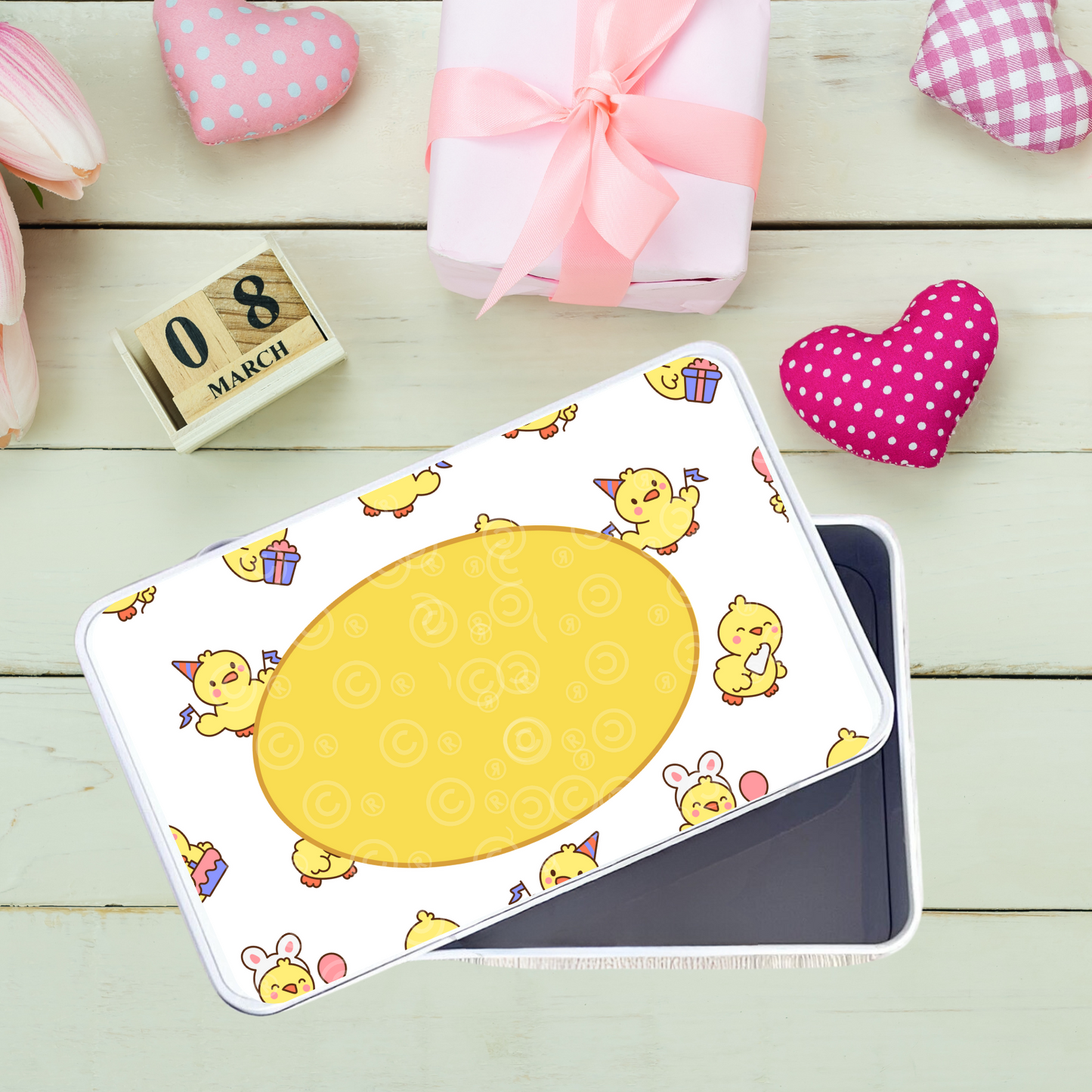 Sublimation Tin Design - Birthday Chicks