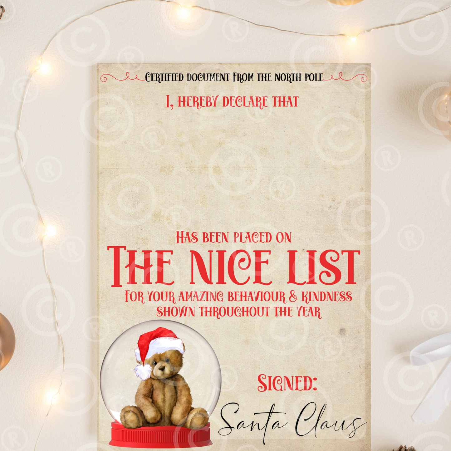 LIMITED - vintage nice list letter