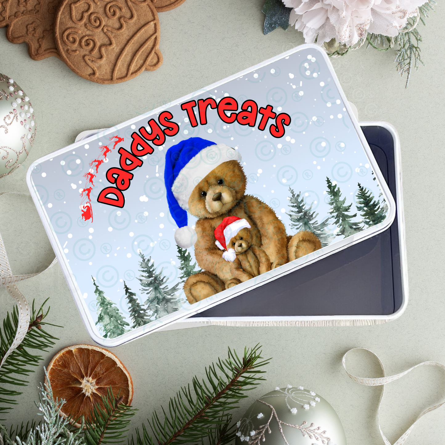 Sublimation Tin Design - daddys treats