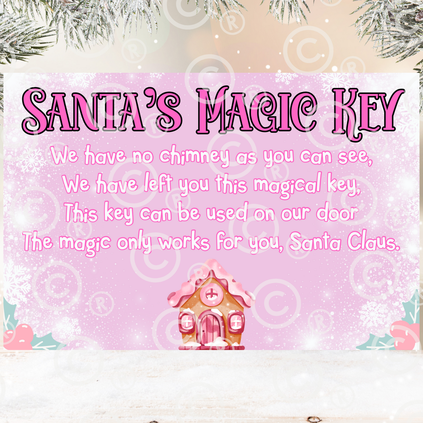 Santa’s Magic Key - Pink