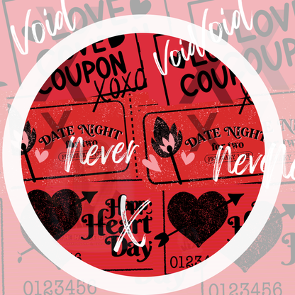 12x12 - Love Coupons, Anti-Valentines