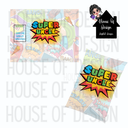 Super uncle Treat packet digital design 