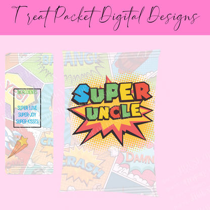 Super uncle Treat packet digital design 