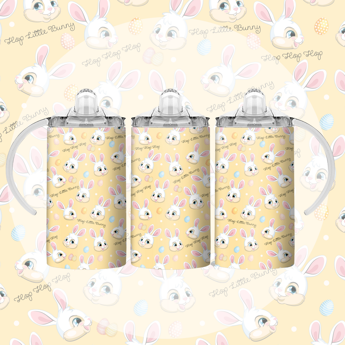 Sippy Cup Design - Hop Little Bunny