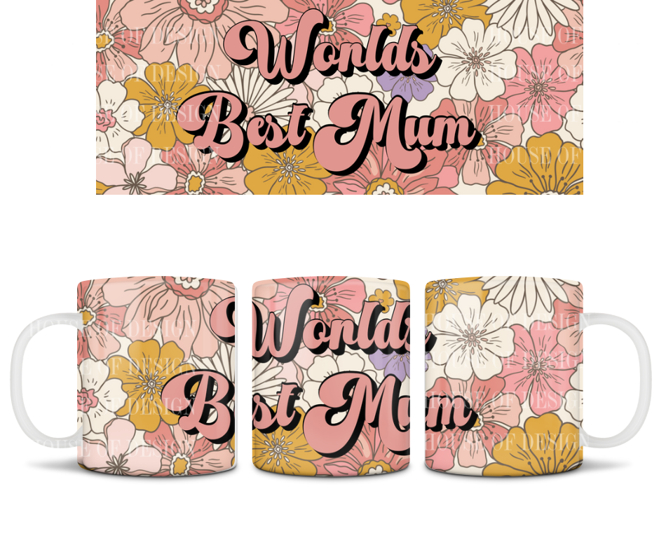 Worlds Best Mum Mug Wrap Download 