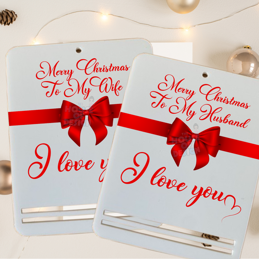 Christmas Money Holder Design - Husband Or Wife