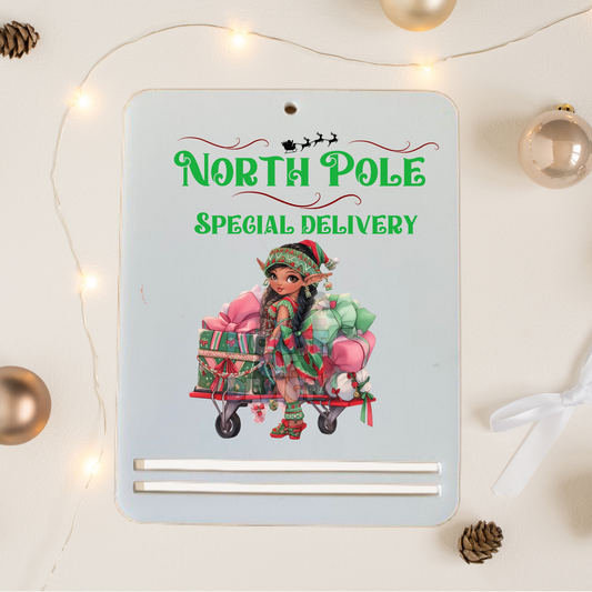 Christmas Money Holder Design - North Pole Delivery