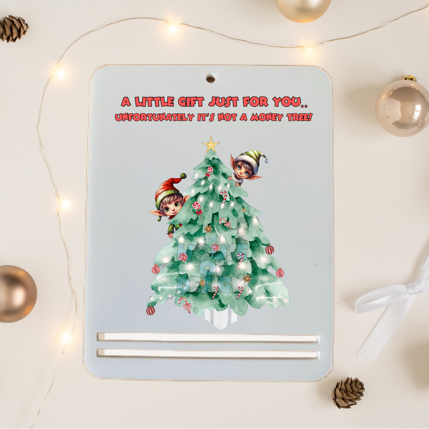 Christmas Money Holder Design - money tree